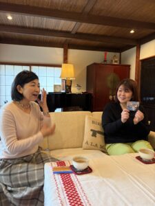 楽しかった〜12/20 私の木を描きましょう (1日3時間クリスマスケーキとお茶のコー ス)  