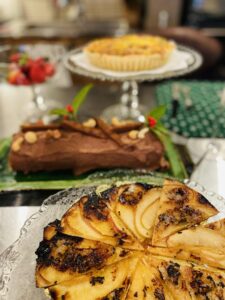 楽しかった〜12/20 私の木を描きましょう (1日3時間クリスマスケーキとお茶のコー ス)  