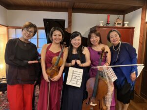 青木山荘で、素敵な演奏会  